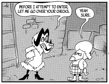 AndrewMorrice1's tweet image. 1/2 Slink's in for a shock.

Link to comic in following tweet.

#HRAMcomics #blonge #tapas #snidensnout