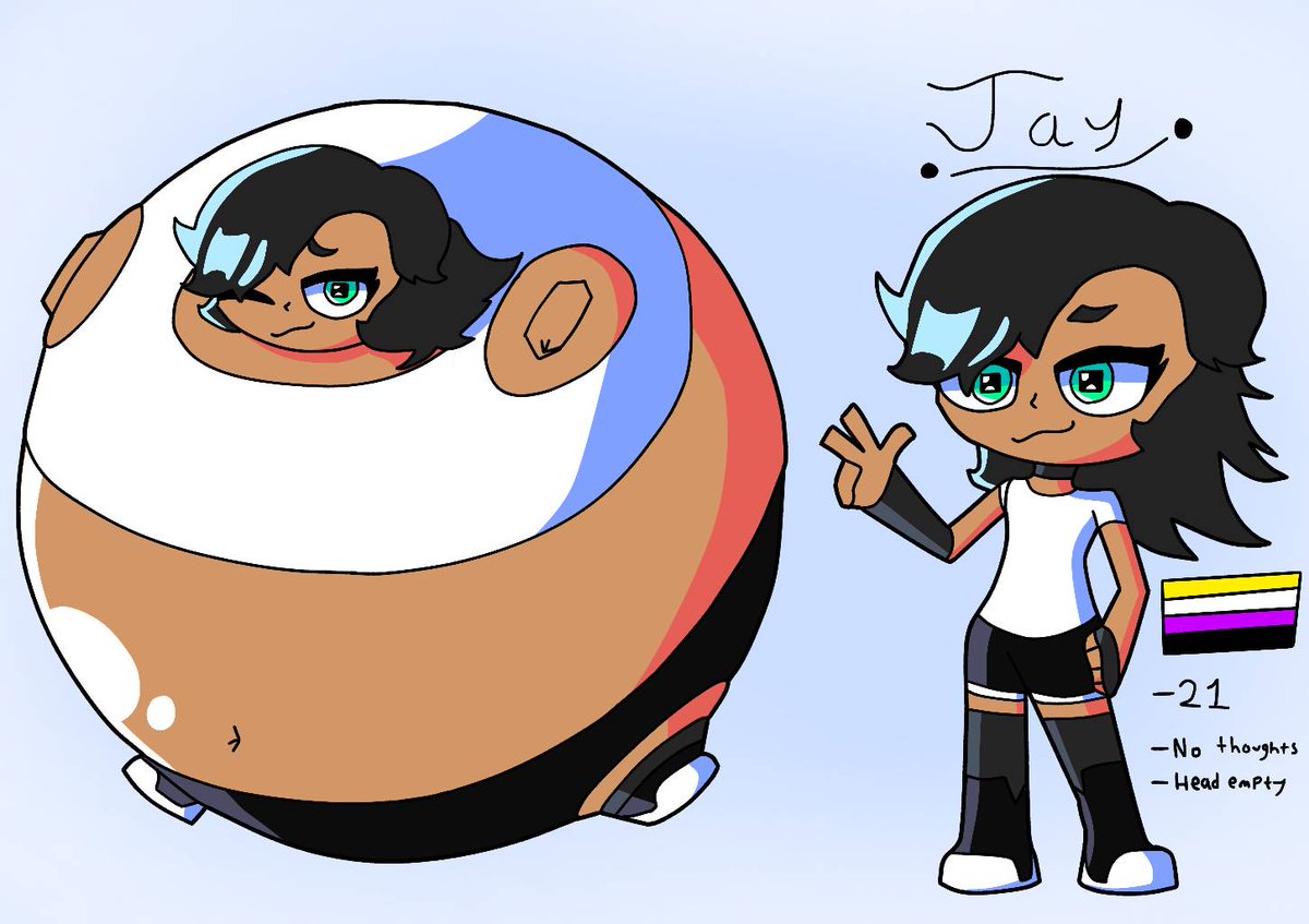 centralspoon's tweet image. Im gonna start putting my drawins up on here so i should start with thisss.

My funny oc/sona Jay ^^
expect to see them round... a lot