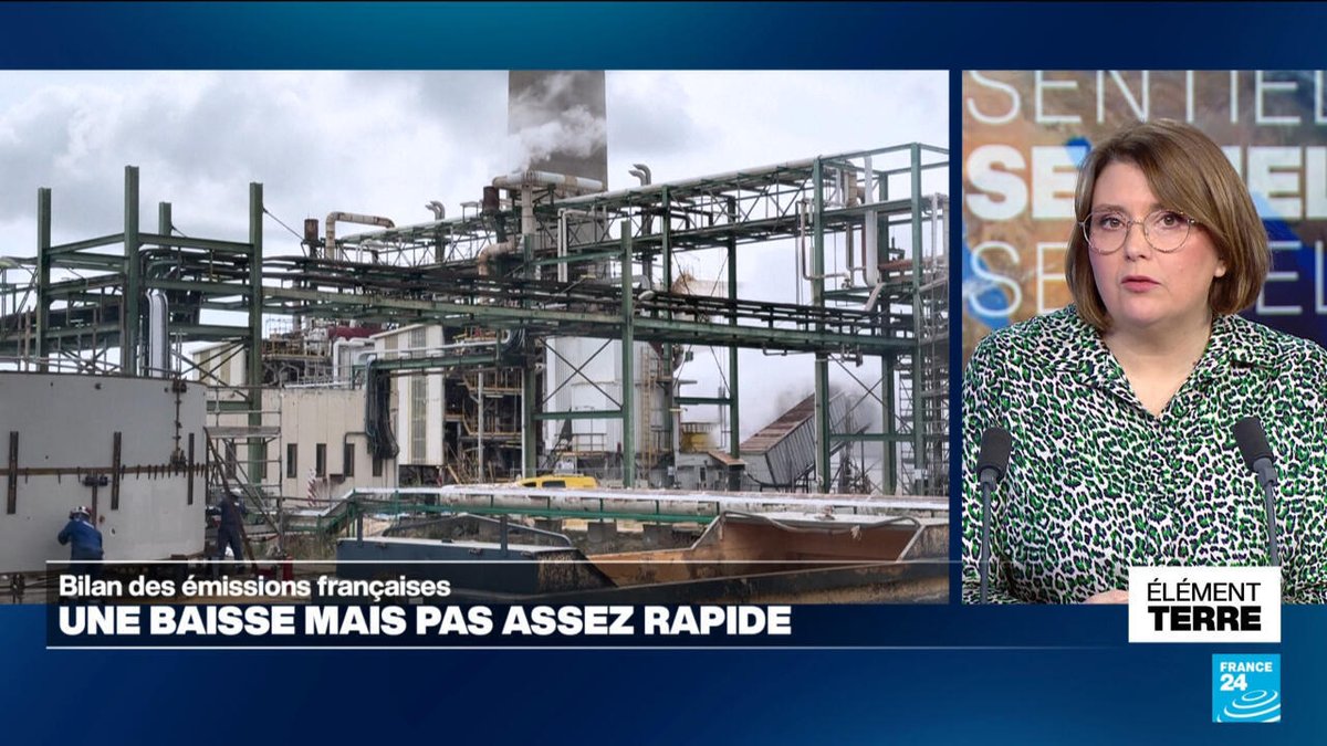 Les émissions de la France baissent trop peu, trop lentement f24.my/Bfjg.x