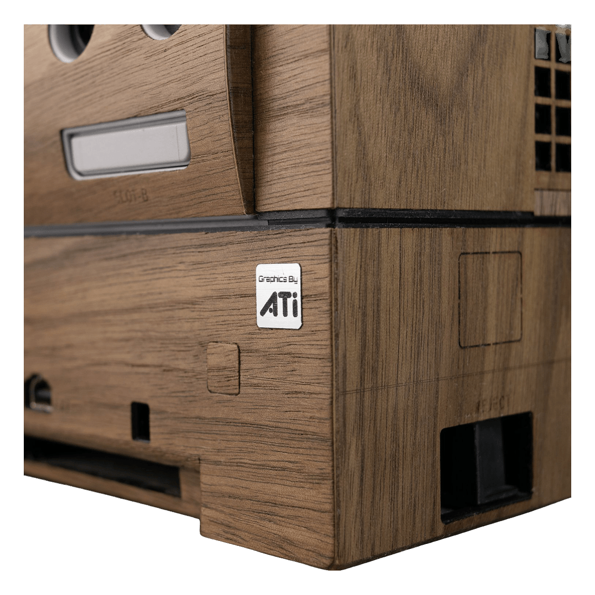 Products's tweet photo. Transform your GameCube with real wood veneer for a premium look!