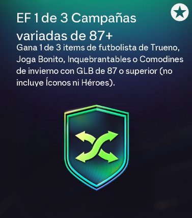 🚨2 MEJORAS NUEVAS para CRAFTEAR🚨

⏩5 x 83+ Mediocentros: 84, 86
⏩PP Campaña 87+: 84

✅Se agradece dejaron de Pedir IF