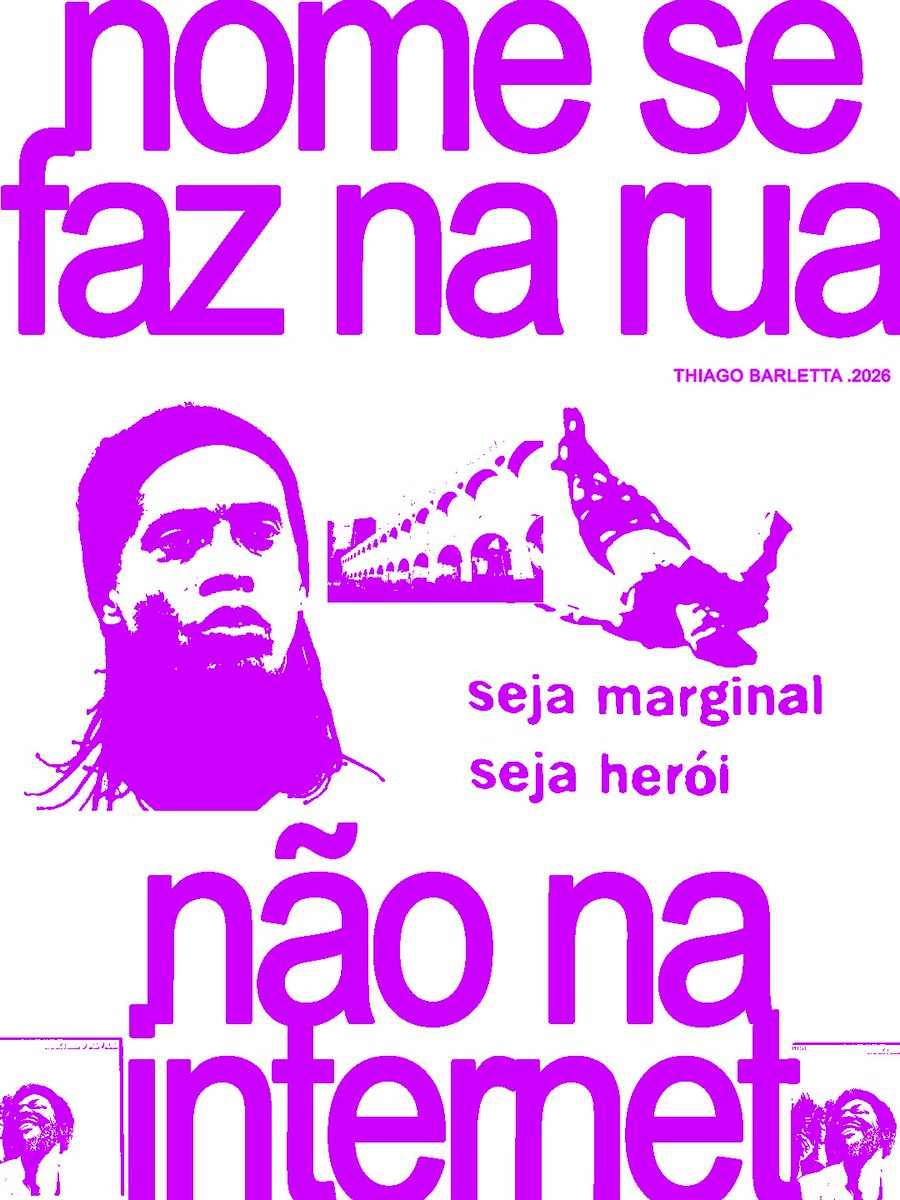 barlettathiago_'s tweet image. NOME SE FAZ NA RUA NÃO NA INTERNET