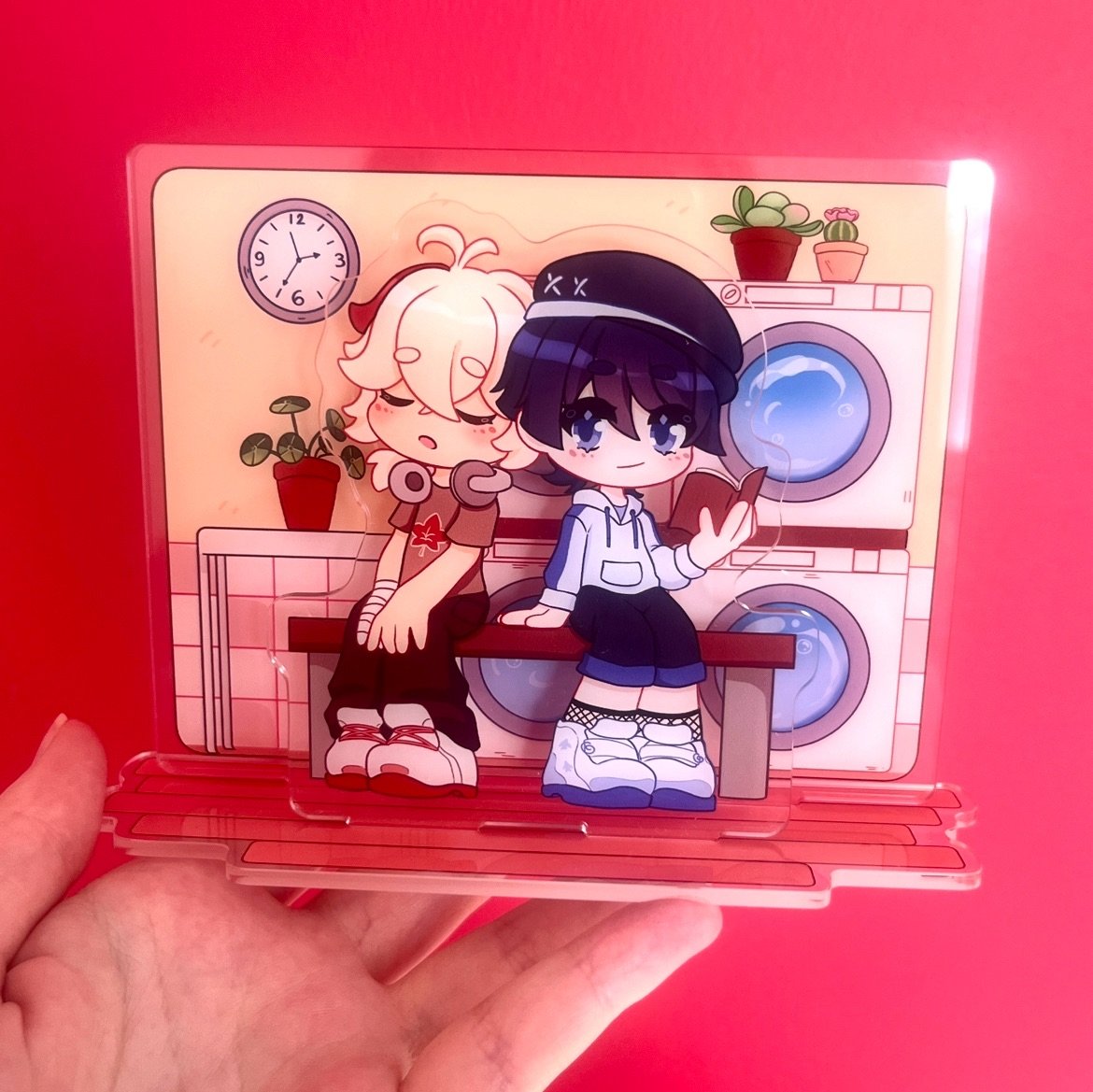 Pre0rders are open for this kazuscara standee until February 9th! Come grab your sillies :3