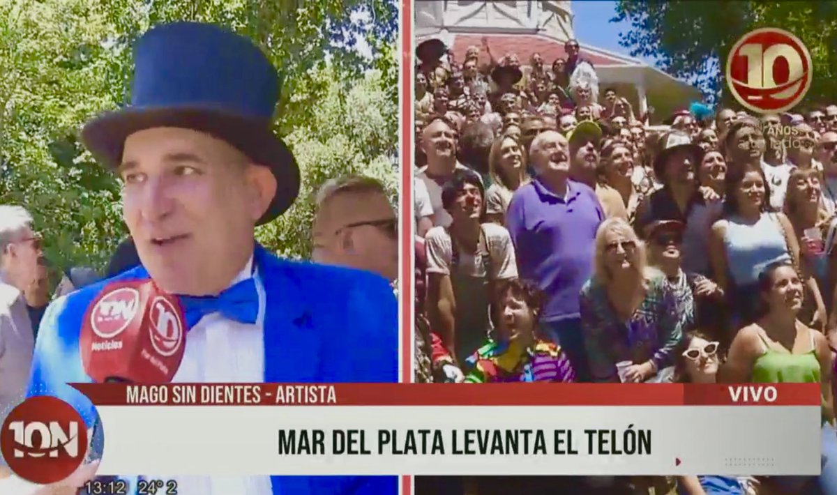 Llegando al evento #MarDelPlata Levanta el Telón !!!! Entrevista Móvil para el noticiero Canal 10 Mdq #Prensa