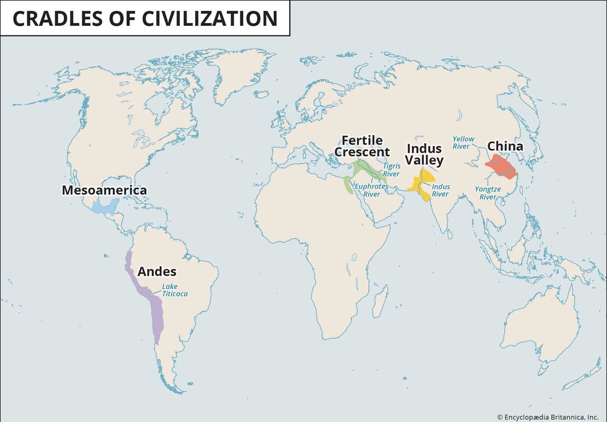 theepicmap's tweet photo. Cradles of Civilization including the Americas https://t.co/e9GsZZVzn0