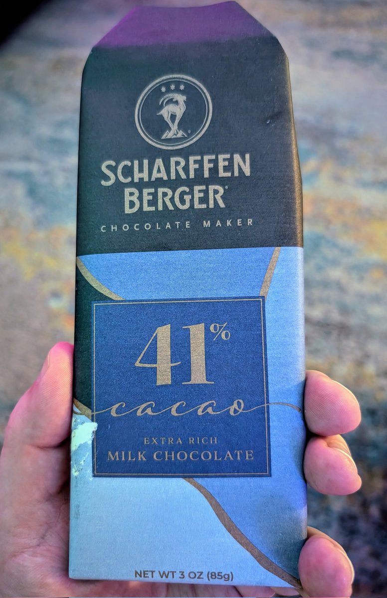 I'm not a chocolate expert, or even a connoisseur, but I do appreciate a good bar that is better quality than the standard grocery store fare. This was in a Christmas basket from a client, and I really liked it. Never heard of this brand before but I might have to get some more!
