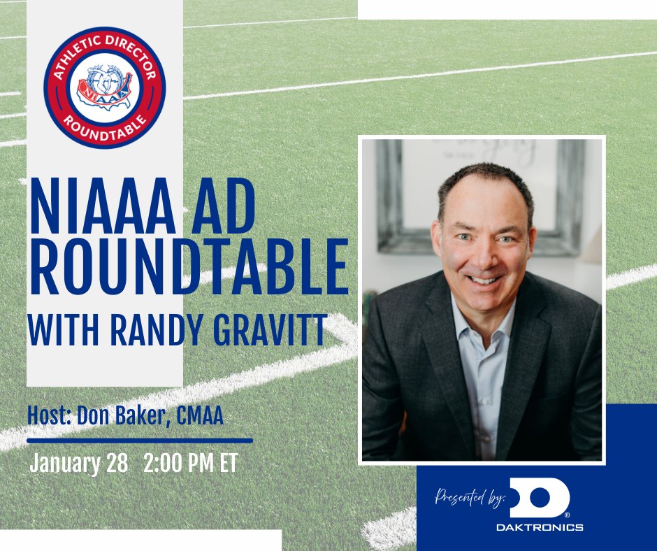 NIAAA9100's tweet image. Are you leading at your full potential in 2026? 🚀 Join us on January 28 at 2 p.m. for our first AD Roundtable of the year! We are thrilled to welcome Randy Gravitt, a bestselling author who has dedicated his career to helping leaders break through their ceilings.