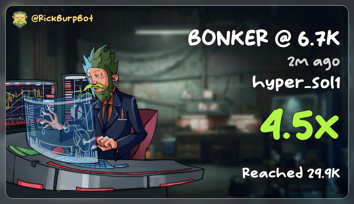 Sol_hyper1's tweet image. 4X up from  my call $BONKER
TG frens always eating good 🔥🔥
#uzaksehir #sstvi #SolanaMemeCoin