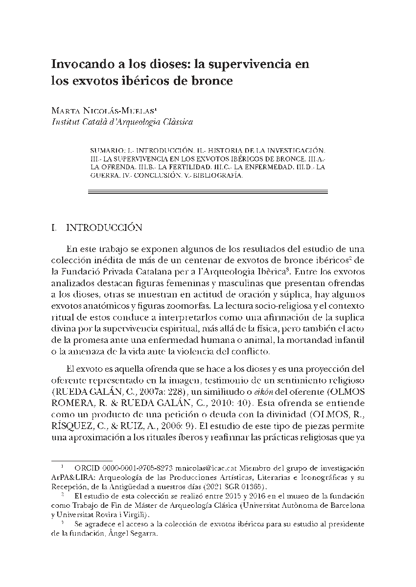 martarqueo's tweet photo. 📄🔎Nuevo artículo: estudio de un grupo de exvotos ibéricos de bronce y su papel en rituales de súplica y protección en el ámbito comunitario. https://t.co/NZRnIY7E5U #arqueología #mundoibérico #iberos #antigüedad https://t.co/zs0ocGBQJH