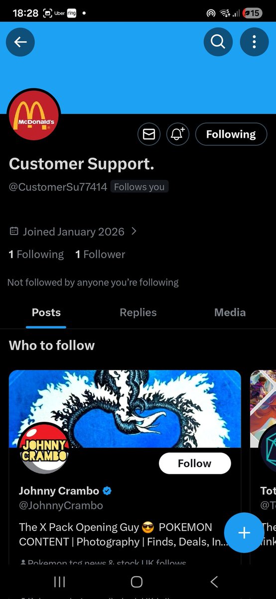 SwiftRocks1980's tweet photo. Be aware of this account trying to scam people out of money. Not McDonald's. #McDonald's https://t.co/ZY5Wa6JFvH