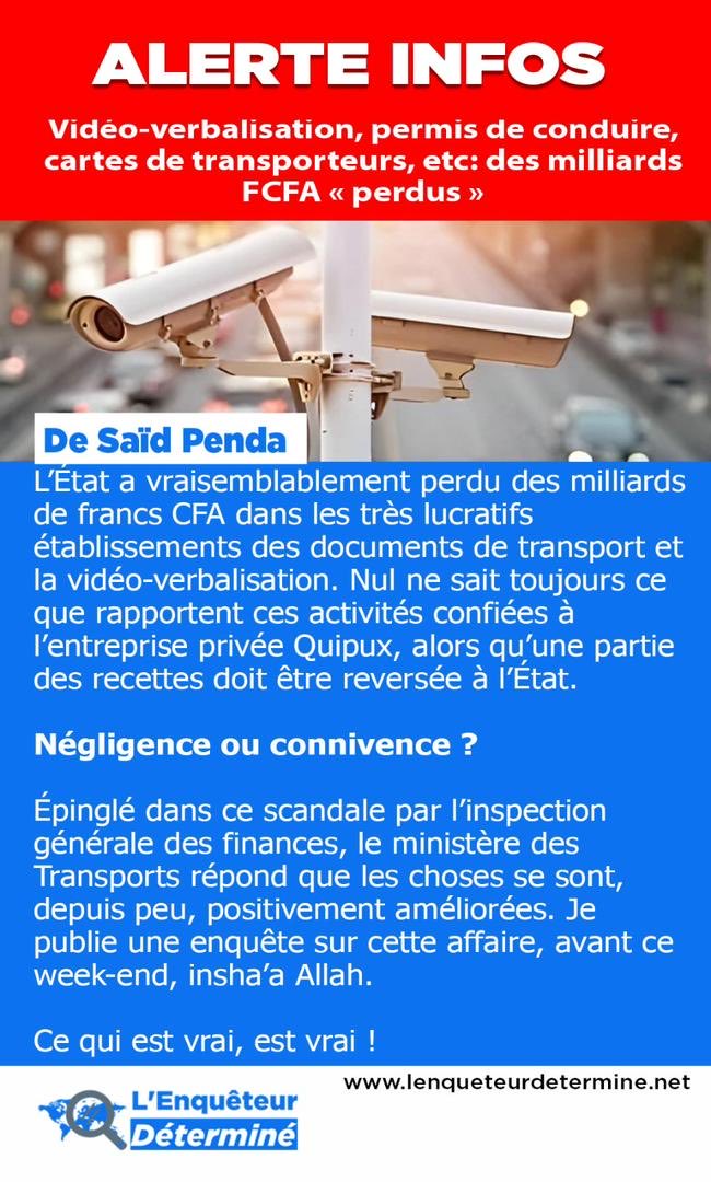 Scandale au ministère des Transports!!!