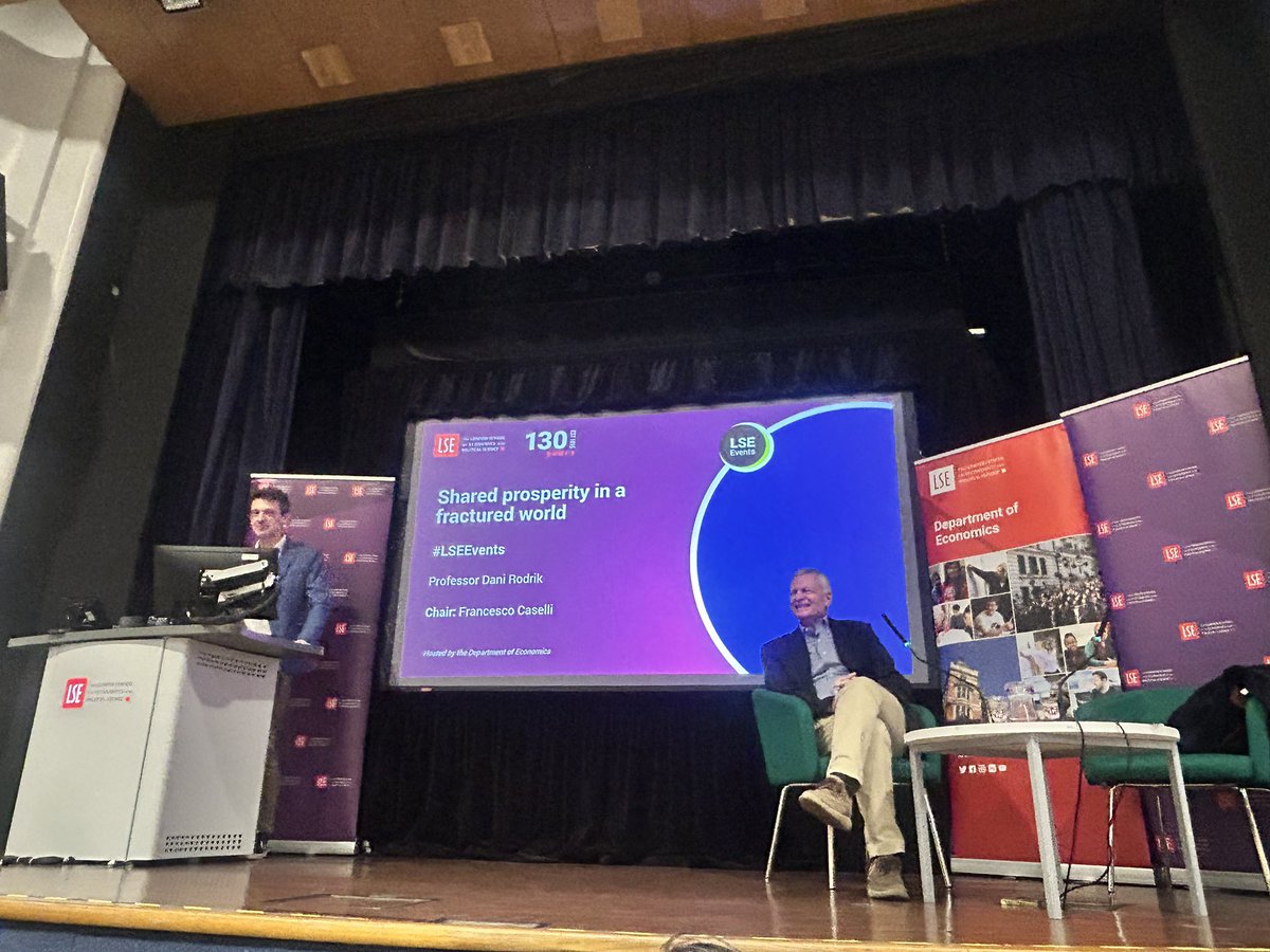 #LSEEvents with <a href="/DaniRodrik/">Dani Rodrik</a> <a href="/LSEEcon/">LSE Department of Economics</a>