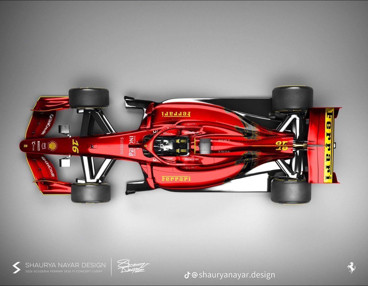 2026 Scuderia Ferrari SF26 Formula 1 Concept Livery