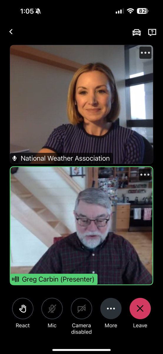 blamarre's tweet image. Part 1: An incredible presentation from Greg Carbin (retired @NWS) on his historical #weather perspective of memorable (not all inclusive) events spanning the decades of the @nwas National Weather Association during today’s webinar. Well done! #flwx