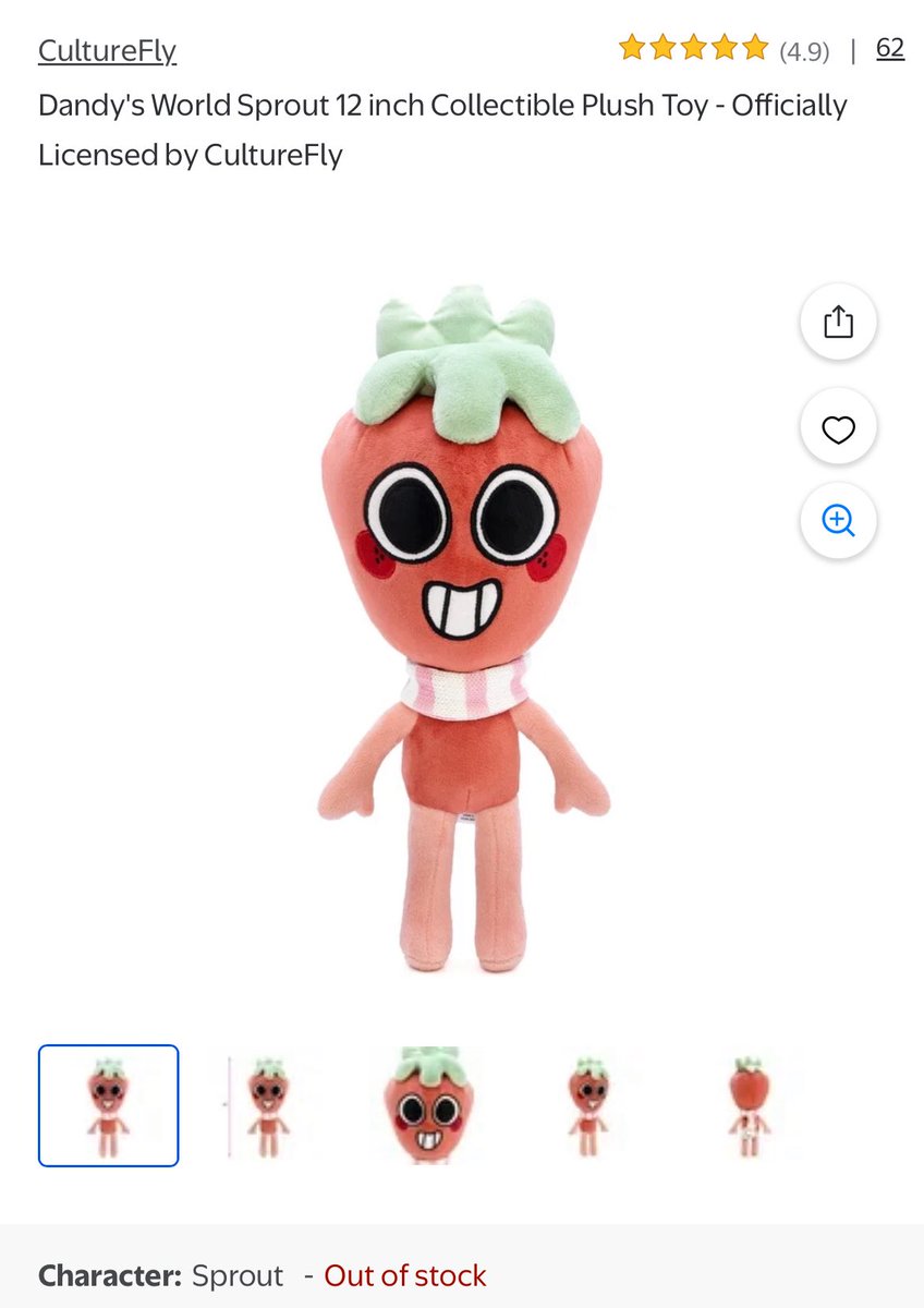 kimafuma's tweet image. SINCE WHEN WAS THERE AN OFFICIAL SPROUT PLUSH AT WALMART?? 

He’s so ugly oh my god I love him