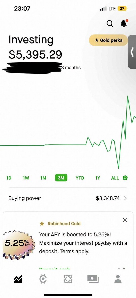 BuildBuyRy's tweet photo. About a year and a half ago, I started with an account of roughly $5,000.

Through a lot of learning, mistakes, patience, and discipline, that account has grown to around $100,000.

I swing traded names like HIMS, EOS, Palantir, Tesla, and others by trying to thoughtfully combine:
• What companies were signaling through earnings and guidance
• The broader macro environment and market conditions
• Basic technical analysis to help with timing and risk
• Focusing only on a few high-conviction ideas at a time

The biggest lesson wasn’t about picking stocks — it was about building a process and sticking to it.

I’m not here to tell anyone what to buy or sell.
I want to share my story, the lessons I’ve learned, and just as importantly, the mistakes I’ve made — while continuing to learn and improve along the way.

My goal by the end of this year is to grow the account to $200,000.
