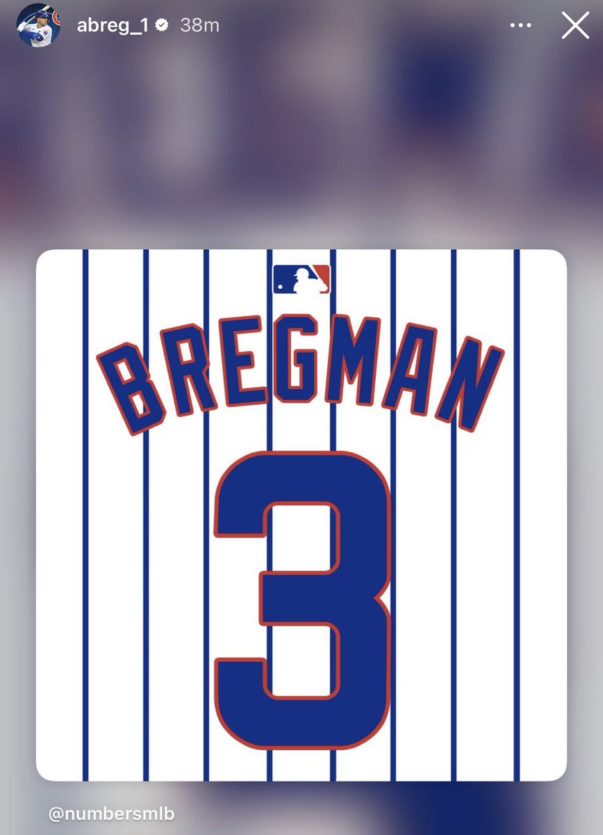 realcubsinsider's tweet image. It’s surreal to see Alex Bregman shared Cubs stuff on his Instagram. Been a bit since the Cubs got a big star like this via free agency.