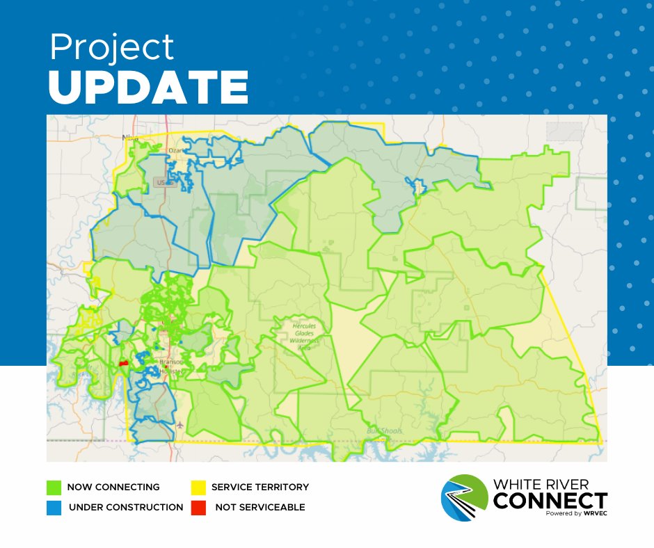 WR_Connect's tweet image. The project continues to move forward quickly - with all of our service areas either in our construction phase or ready for connections! We recently announced that, if everything continues as planned, we will complete construction by second quarter of this year!