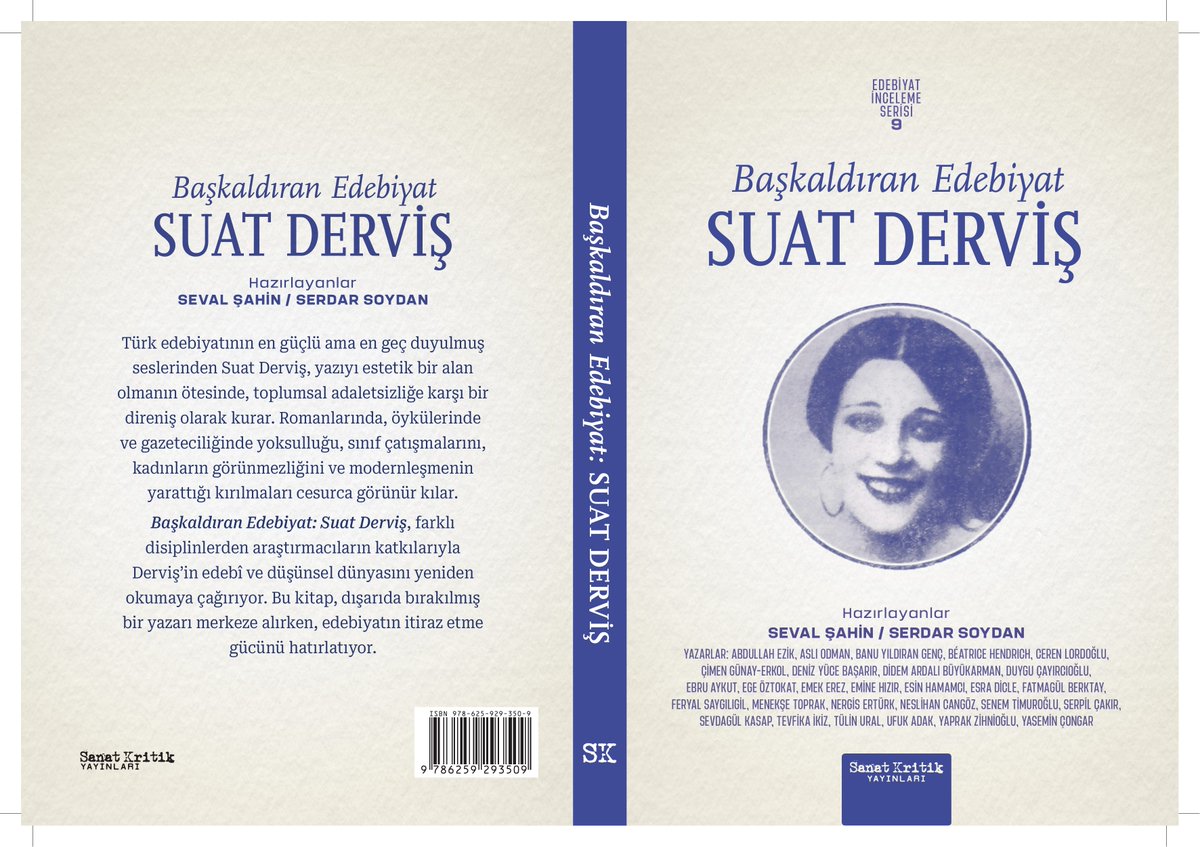 Suat Derviş'i ne kadar ansak o kadar iyi. Yeni yıla Suat Derviş ile giriyoruz. Mutluyuz, gururluyuz.  <a href="/CerenLordoglu/">Ceren Lordoglu</a> <a href="/YaseminCongar_/">Yasemin Çongar</a> <a href="/Neslihancangoz/">NeslihanCangoz</a> <a href="/EmekErez/">Emek Erez</a> <a href="/ufukadak/">Ufuk Adak</a> <a href="/yelkovansizsaat/">banushka</a> 

Şimdi ön siparişte:
dukkan.sanatkritik.com/home/book/bask…