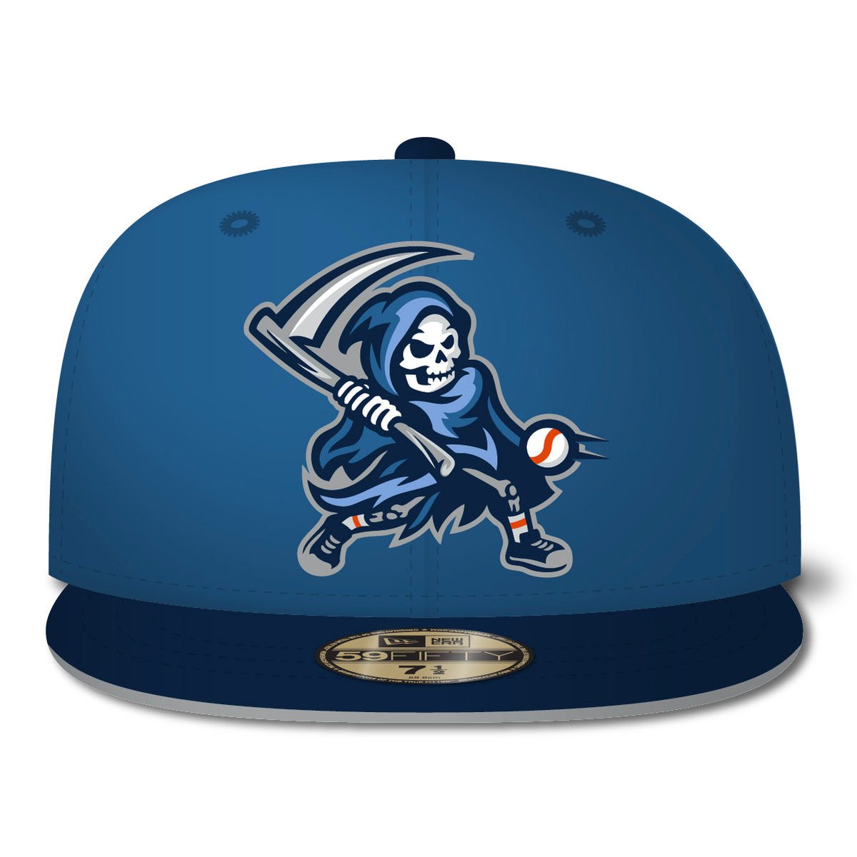 Products's tweet photo. Unleash your inner Grim Ripper with this bold baseball hat design!