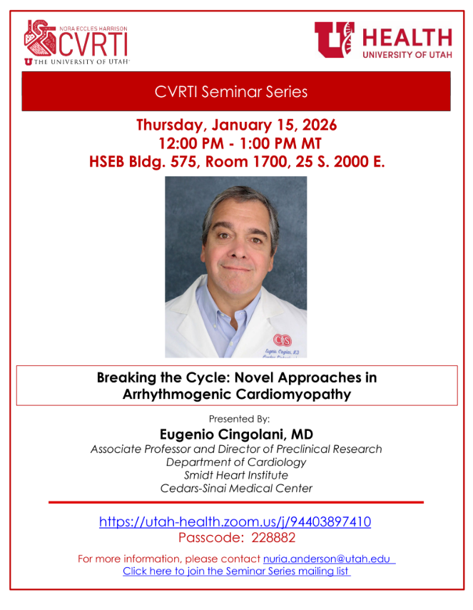 UofU Nora Eccles Harrison CVRTI tweet media