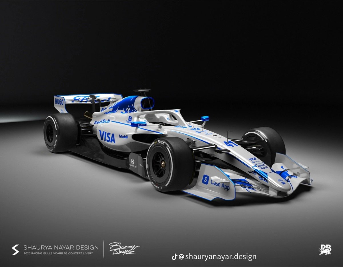 F1HardWalls4k's tweet image. 2026 Visa Cashapp Racing Bulls VCARB 03 Formula 1 Concept Livery