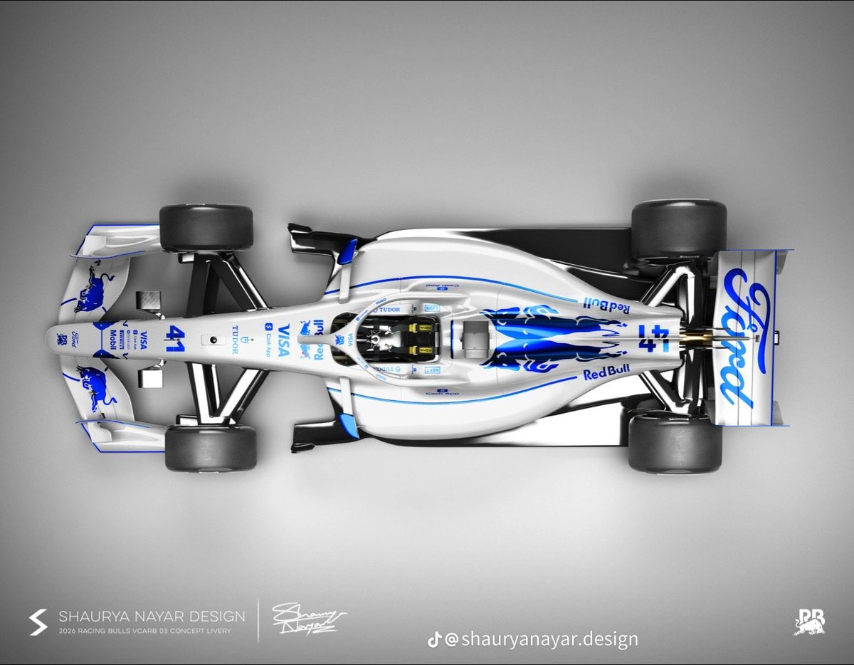F1HardWalls4k's tweet image. 2026 Visa Cashapp Racing Bulls VCARB 03 Formula 1 Concept Livery