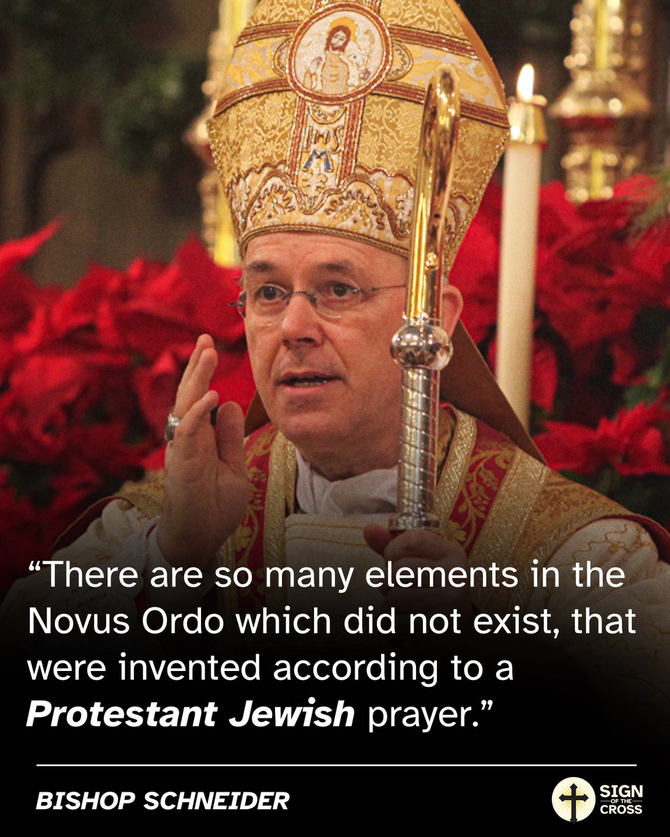 CatholicSOTC's tweet image. Bishop Schneider: Elements of the new Mass were invented according to a Protestant Jewish prayer.

lifesitenews.com/episodes/bisho…