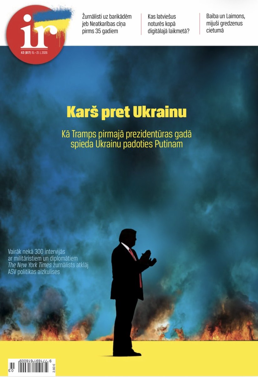 NellijaL's tweet image. Jaunajā IR: kā Donalds Tramps savā pirmajā prezidentūras gadā mēģināja piespiest Ukrainu padoties Putinam. 
Vairāk nekā 300 intervijās ar militāristiem un diplomātiem The New York Times žurnālists atklāj ASV politikas aizkulises - daudz ļoti spilgtu detaļu un informācijas.