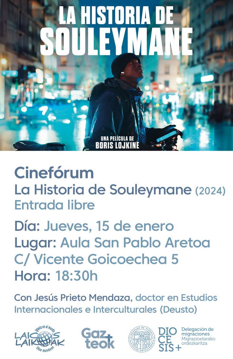 Lagunok, gai honetaz interesaturik baldin bazaudete bihar baduzue aukera Gasteizen. Amigos/as, si deseais profundizar sobre este tema, mañana tenéis una oportunidad en Vitoria. Cine y forum posterior. ¿Os animais?