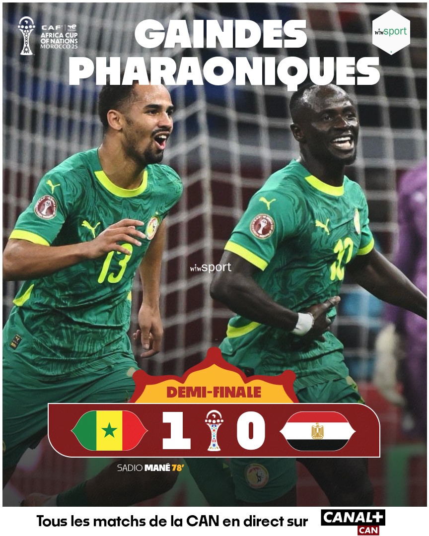 wiwsport's tweet image. 🔚 C'est terminé #RoadToFinal

🇸🇳 1 - 0  🇪🇬 

#SENEGY #wiwsport