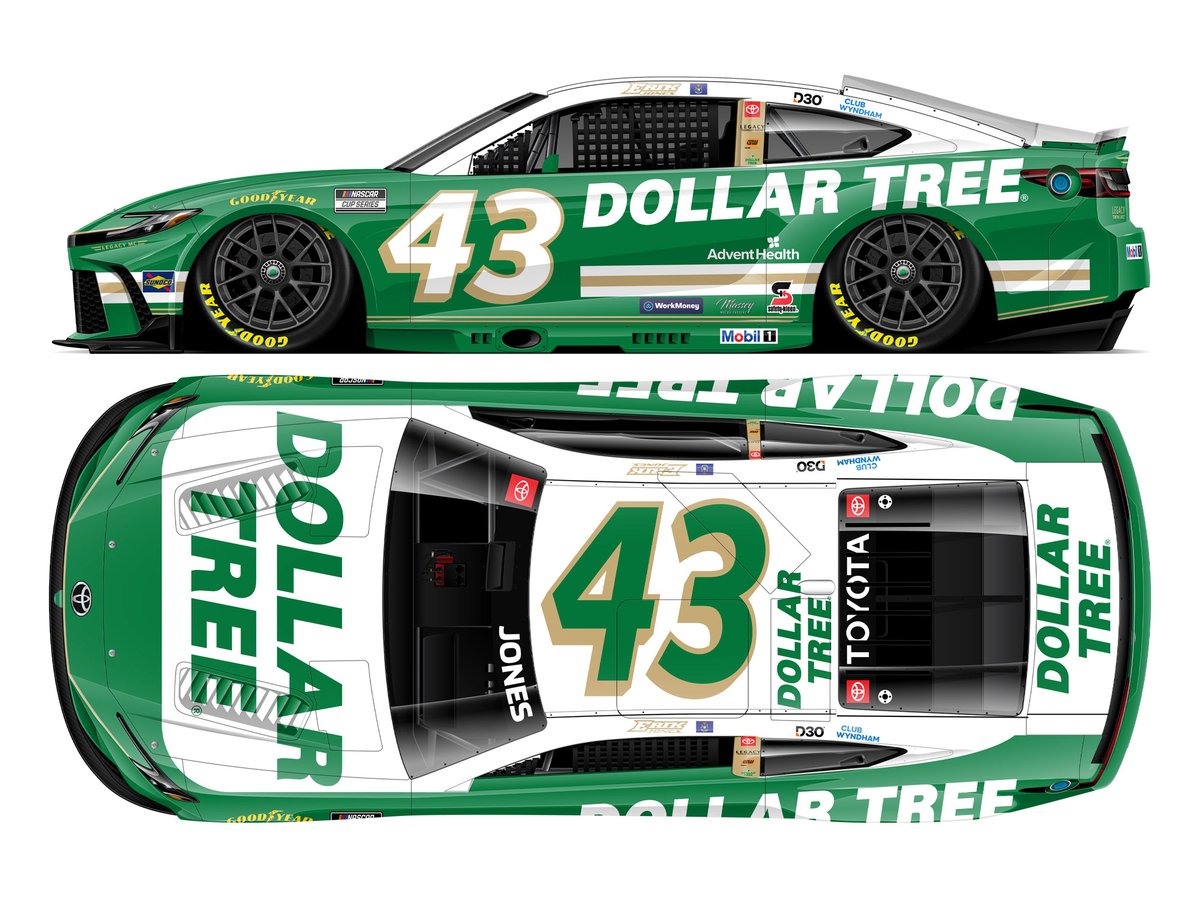 Lionel_Racing's tweet image. Pre-orders are open for the No. 43 Erik Jones Dollar Tree die-cast! 

➡️ bit.ly/AllDiecast
