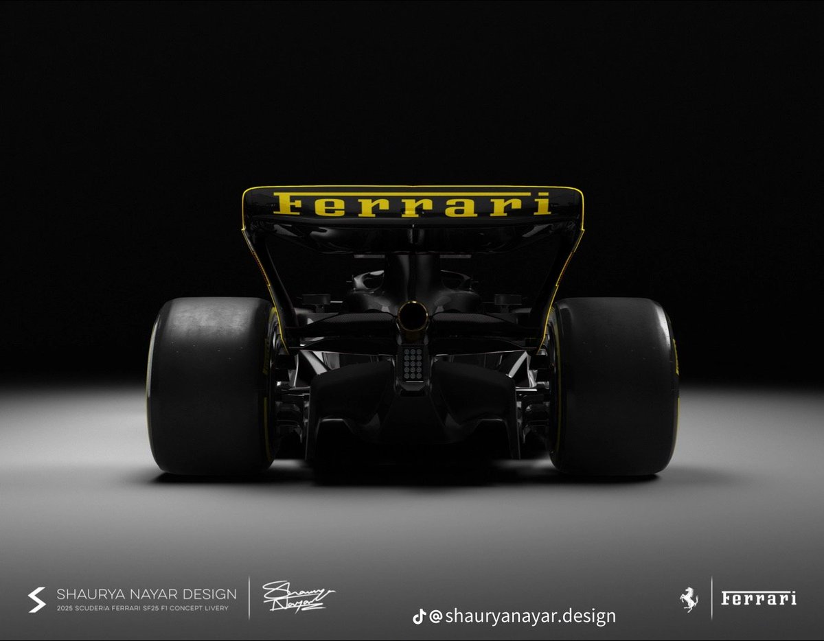 2025 Scuderia Ferrari SF25 Italian Grand Prix Monza Special Edition Concept Livery
