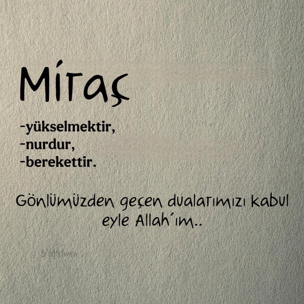 Her secdeyi miraç bilmek, göğe yükselmenin ilk adımıdır.

| miraç kandili