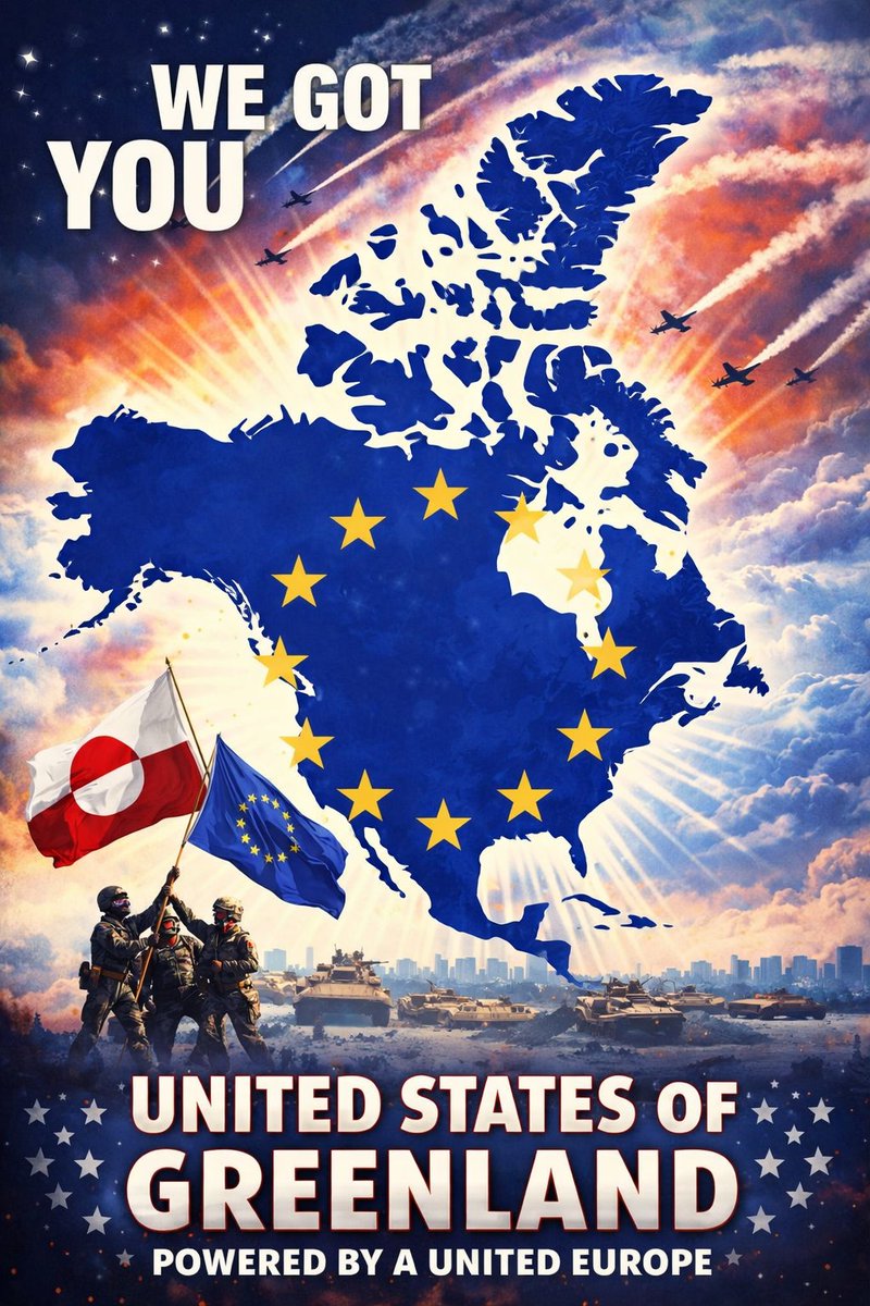 LucGodfroid's tweet photo. Some would say it's AI. Well no this is real. Really real. No fake. As real as some files...

#Greenland #Europe #EURNATO https://t.co/5CV2r0G7MV