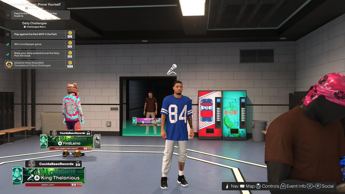 Go play <a href="/NBA2K/">NBA 2K</a> and listen to “Ball” by <a href="/MickeyChristmas/">Michael Christmas</a> produced by yours truly and my brother <a href="/1NikoTheGreat/">NIKO</a> on the co production.