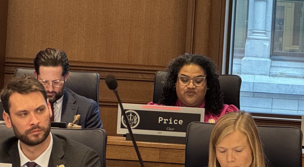 BradKutner's tweet image. “The clock you see is not a suggestion” - @DelCiaPrice85 opens House P&amp;amp;E where #valeg’s 4 constitutional amendments - abortion, felon voting, 🏳️‍🌈 marriage and #redistricting - will be heard before being sent back to the @VaHouse for a floor vote.