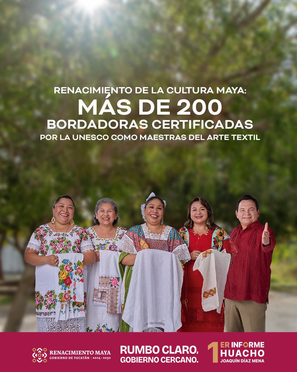 🤝 Apoyo y reconocimiento a las mujeres.

Con #RumboyCercania, presencia y acompañamiento desde el territorio.

yucatan.gob.mx/informe