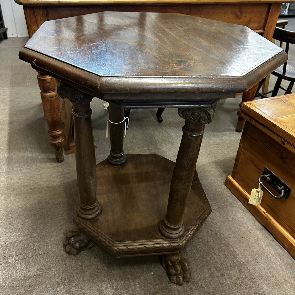 Victorian Occasional Table With Claw Feet £165 U52 #matlockantiques