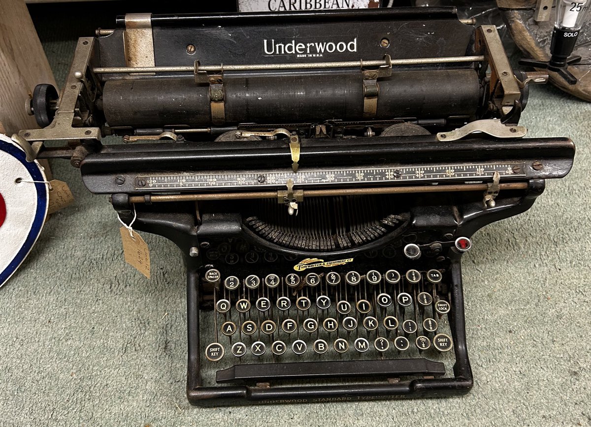 Type Writer £25 U12 #matlockantiques