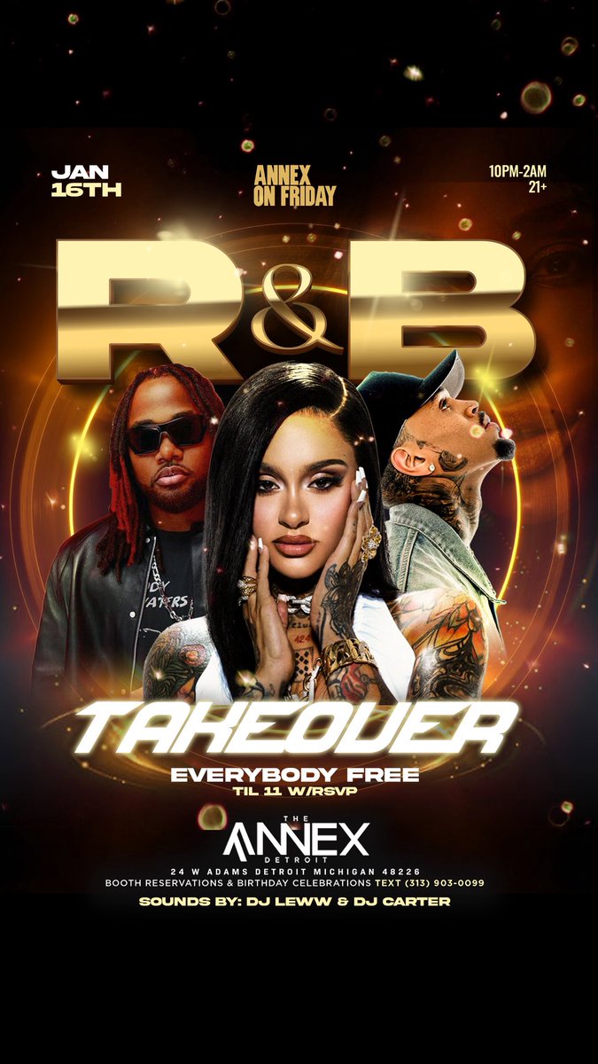 RunWithAJ's tweet image. R&amp;amp;B takeover this Friday at Annex
#RunwithAJ