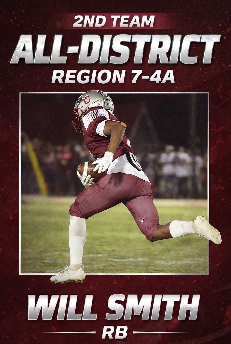 smith_will54594's tweet photo. #AGTG Blessed to be named 7-4a All District 2nd Team !!  @BMerchant0314 @EricGray85 https://t.co/gahuIxsnZH
