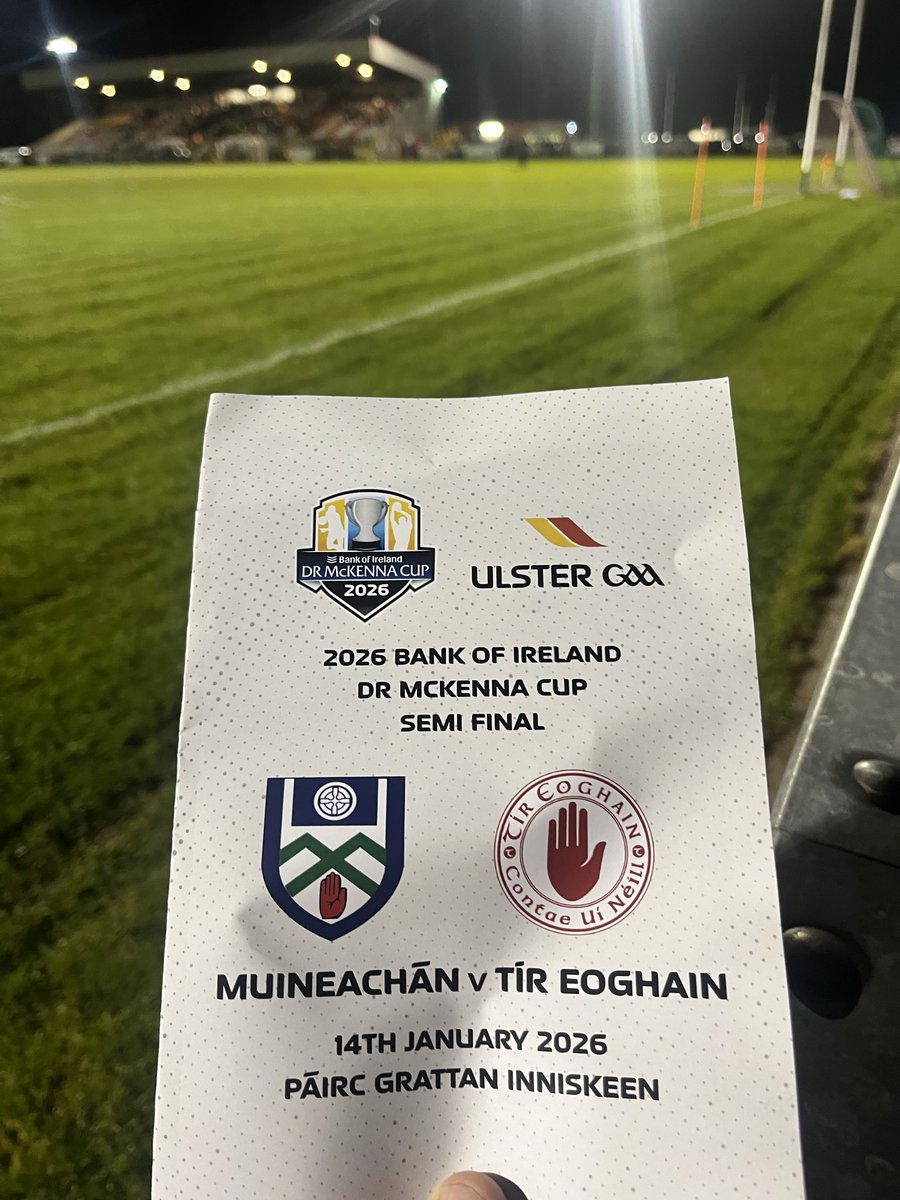 Midweek #football #gaa McKenna Cup Semi Final 
In <a href="/InniskeenGaa/">Inniskeen Grattans</a> 
⚪️🔵