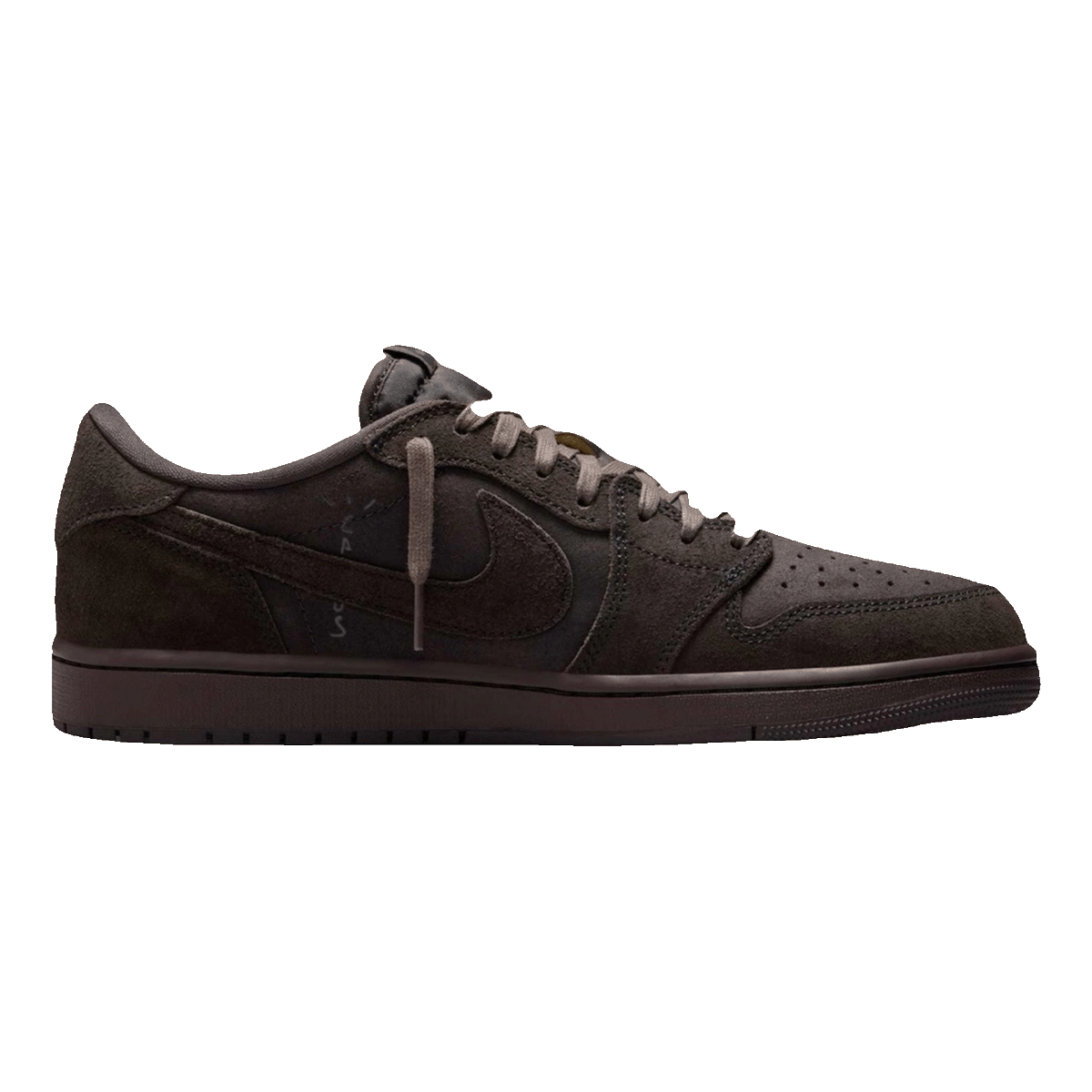 Products's tweet photo. Elevate your style with Travis Scott x Nike Air Jordan 1 Retro Low OG in Velvet Brown.