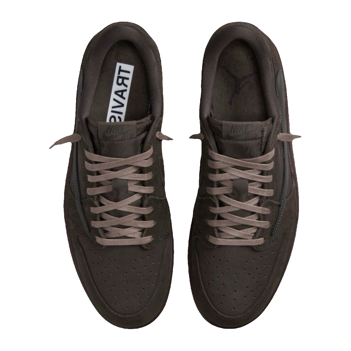 Products's tweet photo. Elevate your style with Travis Scott x Nike Air Jordan 1 Retro Low OG in Velvet Brown.