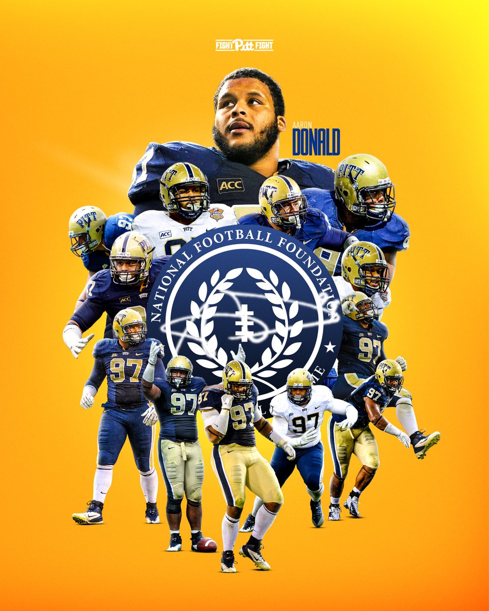 The honors and awards keep coming...

Aaron Donald has been elected to the College Football Hall of Fame. 🐐

pittsburghpanthers.com/adnff