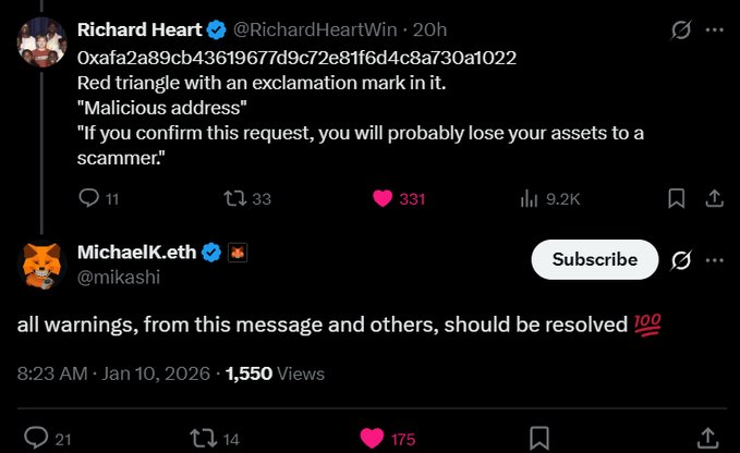 PulseProveX's tweet image. MetaMask have responded to Richard Heart, stating the issue is now fixed 🔥🔥🔥

Everyone is starting to notice #PulseChain now, we deserve what's about to come and the real holders and believers are going to be rewarded.

THE BEST COMMUNITY ALWAYS WINS.

ONLY UP FROM NOW.

$PLS…