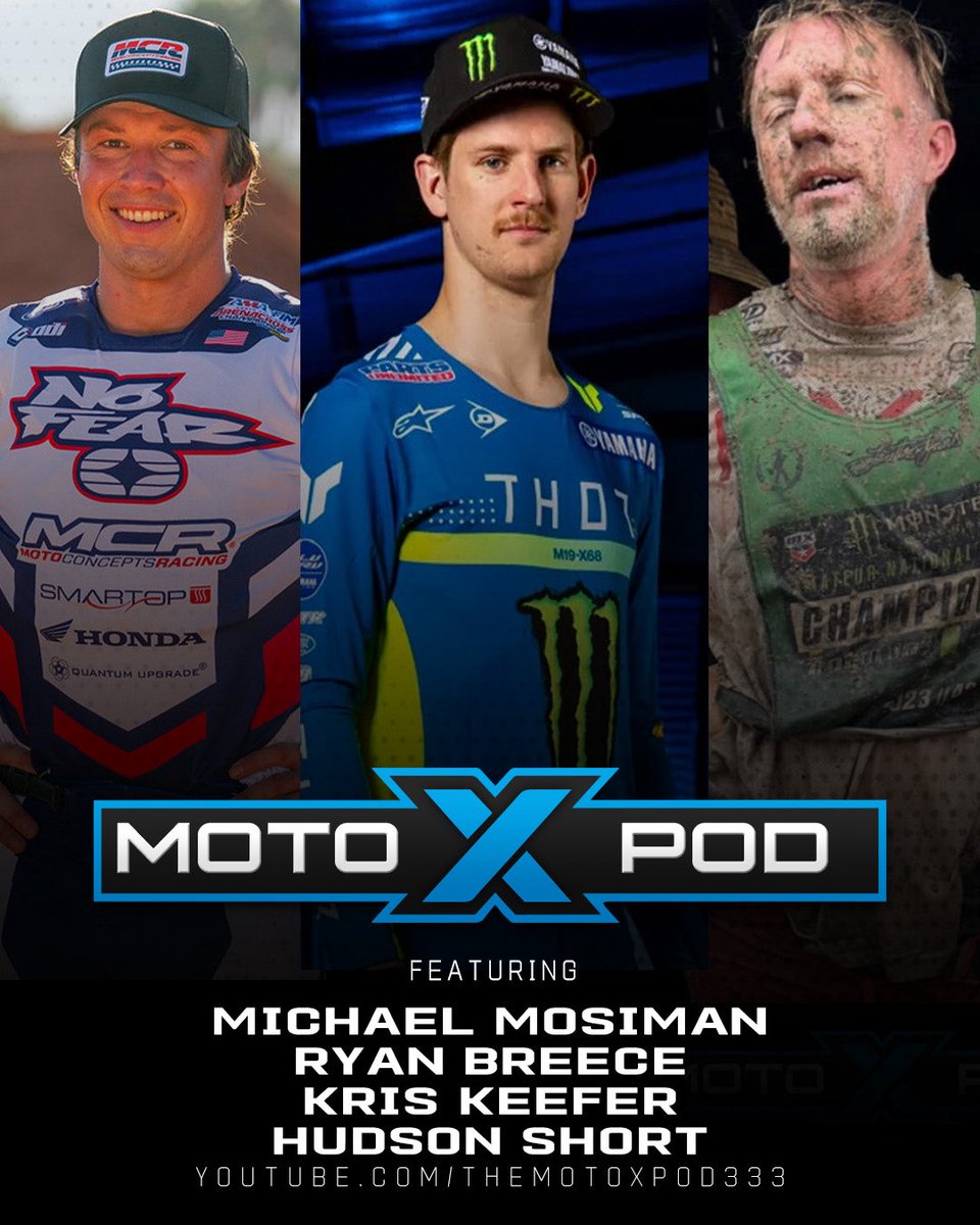 Tonight we have Michael Mosiman , Ryan Breece, &amp; <a href="/KKeefer120/">Kris Keefer</a> live starting at 430Pac/730Eastern on the MotoXpod YouTube channel. Thnx @racetechsuspen @YamahaRacingcom
@xbrandgoggles <a href="/fxrmoto/">fxrmoto</a> <a href="/guts_racing_inc/">Guts Racing</a>  @tboltusa @etsracingfuels <a href="/acerbisusa/">ACERBIS USA</a>