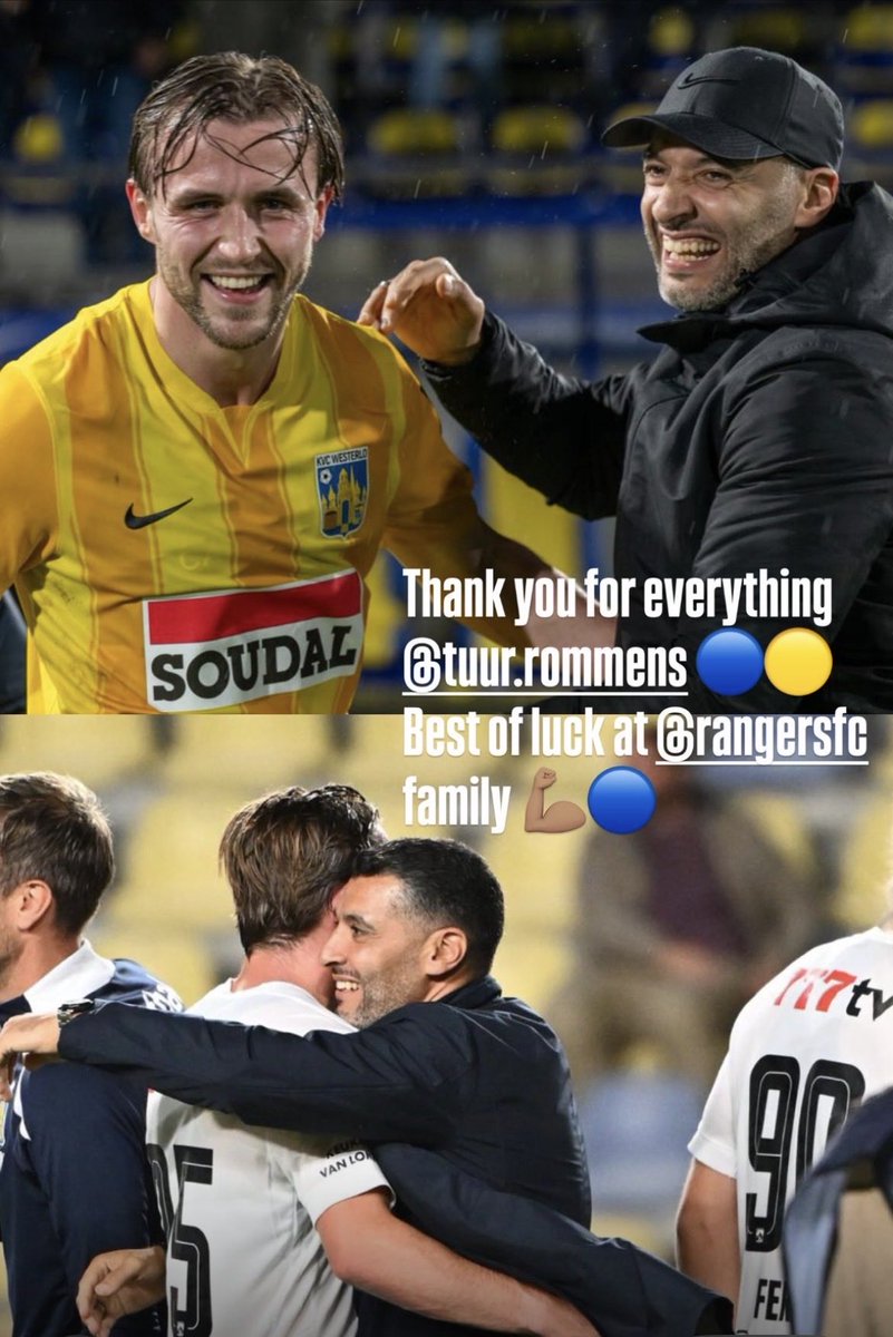 Thanks Tuur Rommens  and best off luck <a href="/RangersFC/">Rangers Football Club</a> 🔵⚪️👏🏽💪🏽
