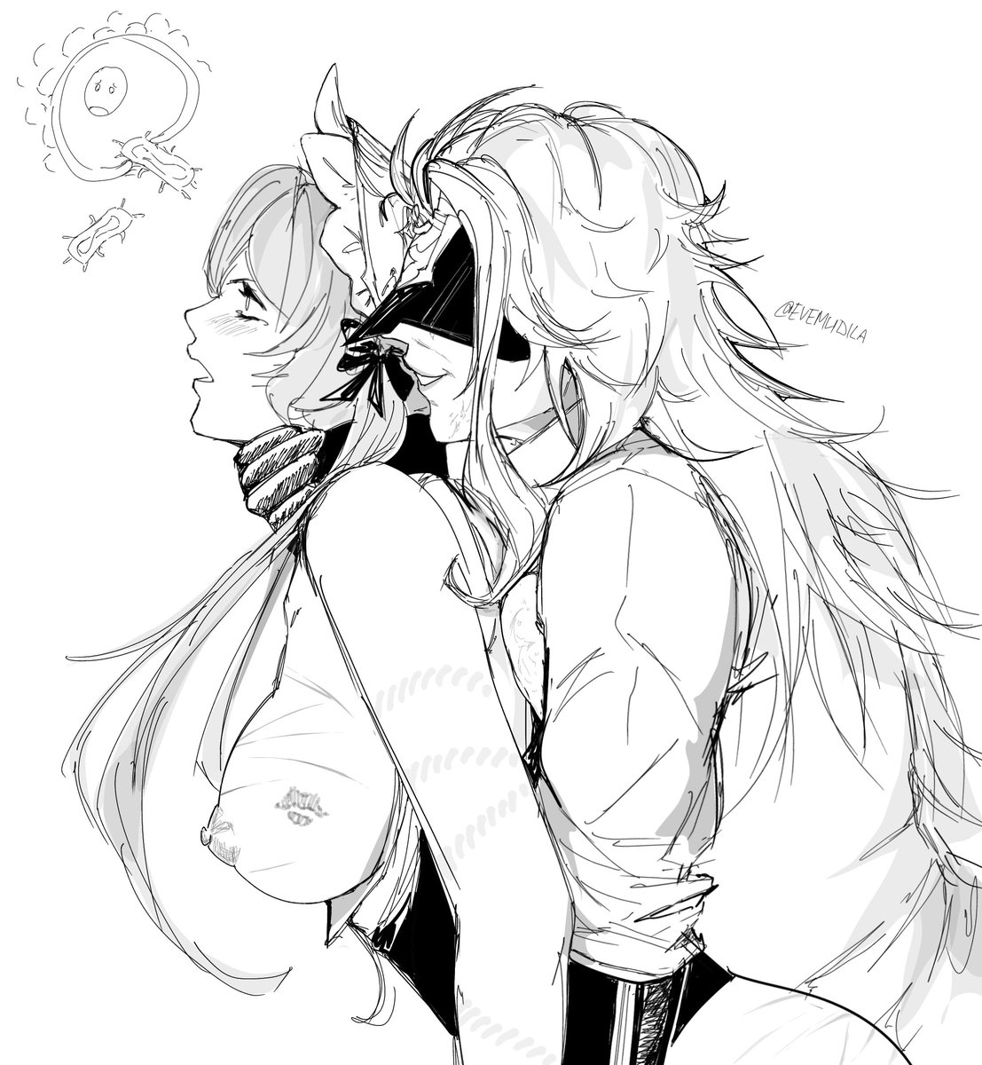 evemudila's tweet photo. 🛠 #原神 #女体化 #GenshinImpact #sandttore #genderbend https://t.co/ZBikx8u8Et